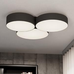 EGLO connect Smart LED stropna svjetiljka Barbano-Z, crna, prigušiva, Crno, Dnevni boravak/blagovaonica, Metal