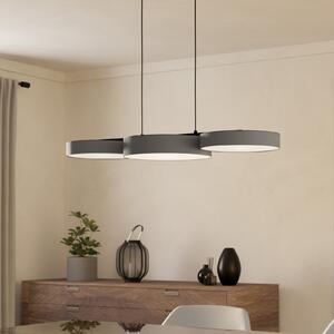 EGLO connect Smart LED viseća svjetiljka Barbano-Z, siva, prigušiva, Sivo, Dnevni boravak/blagovaonica, Metal