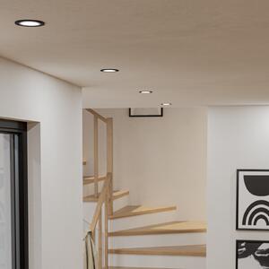 EGLO connect Pametna LED svjetiljka Carosso-Z, Ø 9 cm, crna, prigušiva, Crno, Dnevni boravak/blagovaonica, Aluminij