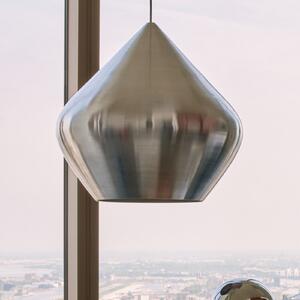 Tom Dixon LED viseća svjetiljka Beat Stout Nepobjedivi aluminij, prigušiva, Metalik, Dnevni boravak/blagovaonica, Aluminij