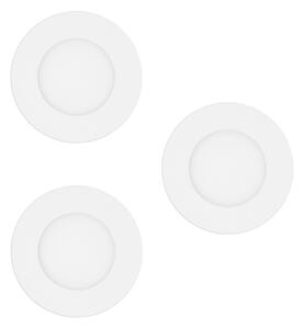 EGLO connect Smart LED ugradbena svjetiljka Fueva-Z, bijela, set od 3 komada, prigušiva, Bijela, Dnevni boravak/blagovaonica, Metal