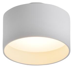 Näve LED stropni reflektor Trimes, Ø 14 cm, bijeli, CCT, postupno prigušivanje, prigušiva, Bijela, Dnevni boravak/blagovaonica, Plastika