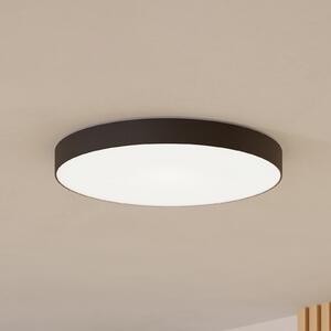 EGLO connect Pametna LED stropna svjetiljka Gallizzi-Z, crna, Ø69 cm, prigušiva, Crno, Dnevni boravak/blagovaonica, Plastika