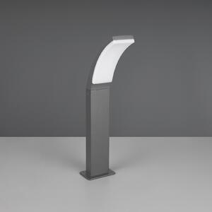 Reality Leuchten LED staza Beja, antracit, aluminij, visina 60 cm, Crno, Aluminij