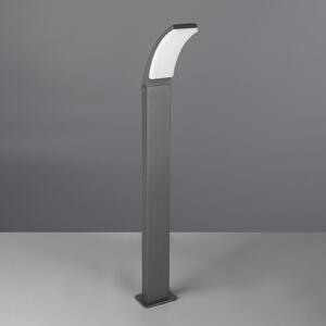 Reality Leuchten LED staza Beja, antracit, aluminij, visina 100 cm, Crno, Aluminij