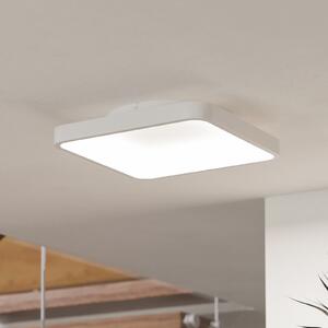 EGLO connect Smart-LED stropna svjetiljka Loretello-Z, kvadratna, bijela, prigušiva, Bijela, Dnevni boravak/blagovaonica, Metal