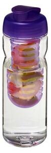 Clear Water Bottle with Flip Lid with Infuser