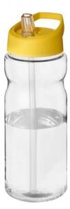 Clear Water Bottle with Spout Lid with Straw