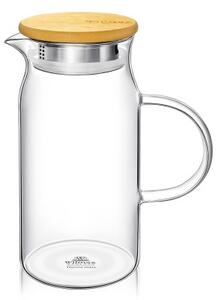 Vrč s bambusovim poklopcem, 1000ml