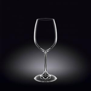 Čaša za vino, kristalno staklo, 350ml, 6 kom
