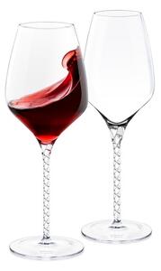 Čaša za vino, kristalno staklo, 800ml, 2 kom