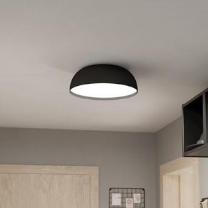 EGLO connect Pametna LED stropna svjetiljka Tollos-Z, Ø 40 cm, prigušiva, Crno, Dnevni boravak/blagovaonica, Aluminij