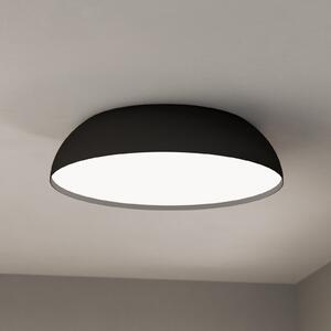 EGLO connect Pametna LED stropna svjetiljka Tollos-Z, Ø 55 cm, prigušiva, Crno, Dnevni boravak/blagovaonica, Aluminij