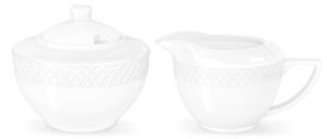 Set zdjela za šećer i vrhnje, Porculan, 340ml/300ml
