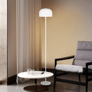 Reality Leuchten LED podna lampa na baterije Jeff, bijela, metalna, visina 147 cm, prigušiva, Bijela, spavaća soba, Metal