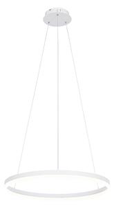Dizajnerska viseća svjetiljka bijela 60 cm s LED 3-stupanjskom prigušivanjem - Anello