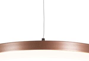 Dizajnerska viseća svjetiljka brončana 60 cm uklj. LED prigušiva u 3 koraka - Anello
