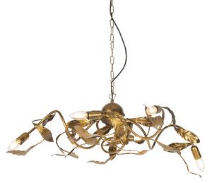 Vintage viseća lampa antikno zlato 6-svjetlo - Lipa