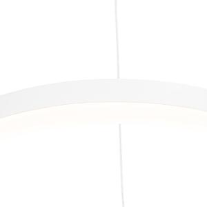Dizajnerska viseća svjetiljka bijela 40 cm s LED 3-stupanjskom prigušivanjem - Anello