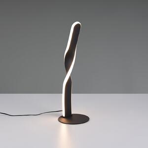 Reality Leuchten LED stolna lampa Ginko, mat crna, metalna, visina 40,5 cm, Crno, Dnevni boravak/blagovaonica, Metal