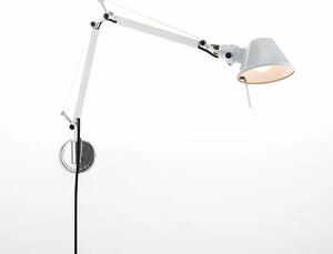 TOLOMEO MICRO ZIDNA LAMPA S NOSAČEM KOMPLET BIJELA E14 0010920A + A025150 AR0010920A+AR025150