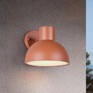 Trio Lighting Vanjska zidna svjetiljka Elbe, marelica, lijevani aluminij, E27, prigušiva, Naranča, Aluminij