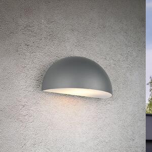 Trio Lighting Maas vanjska zidna svjetiljka, antracit, lijevani aluminij, E27, prigušiva, Sivo, Aluminij