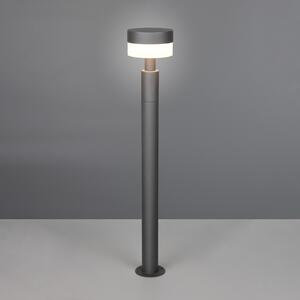 Trio Lighting LED staza Mackenzie, visina 95 cm, antracit, lijevani aluminij, Sivo, Aluminij
