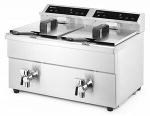 Indukcijska Friteza z Odtočno Pipo 16L, 230V/7000W, (577x609x410mm)