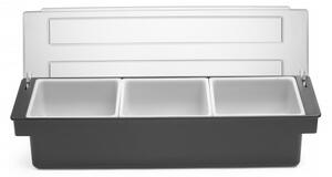 Barski stalak za začine, 3-dijelni, 480x150x100mm