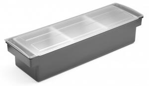 Barski stalak za začine, 3-dijelni, 480x150x100mm
