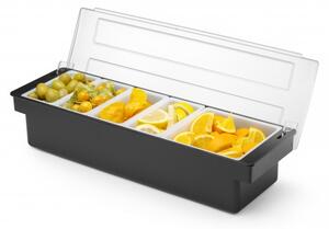 Barski stalak za začine, 5-dijelni, 480x150x100mm