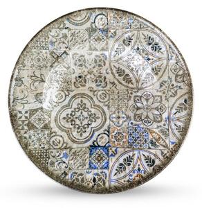 Duboki tanjur s rubom, 400ml, Vintage Mosaic, 270mm, 2 kom