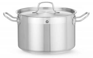 Lonac za kuhanje s poklopcem, 7L, Nehrđajući čelik, 240x150mm