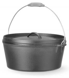 Lonac od lijevanog željeza s poklopcem, 7.2L, 310x155mm
