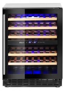 Hladnjak za Vino, 2 Zone, 46 Boca, Arctic, 133L, 230V/90W, 595x646x830mm