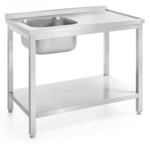 Sudoper s Policom, Lijeva Strana, 1000x600x850mm