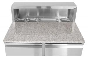 Pizza Pult, Dvostruka Vrata, 300L, Arktic, 230V/310W, 900x700x1110mm