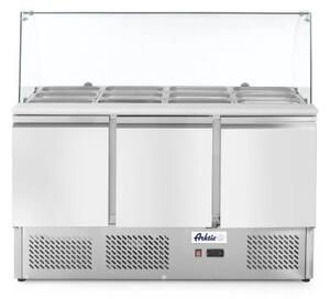 Salatni Pult s Rashladnom Vitrinom, Troja Vrata, 380L, Arktic, 230V/310W, 1390x702x1330mm