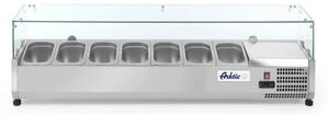 Stolna Rashladna Vitrina, 7xGN 1/4, Arktic, 230V/180W, 1505x335x460mm