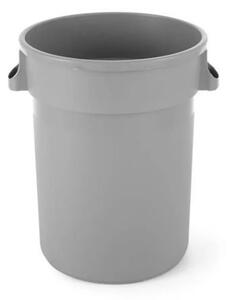 Okrugla Kanta za Otpad, 80L, Svijetlo Siva, 490x620mm
