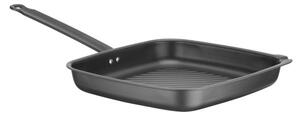 Grill tava, kvadratna, Ugljični čelik, 480x282x80mm