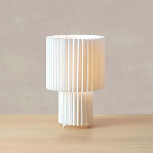 Markslöjd stolna lampa Catis, bijela, visina 32 cm, tekstil, E27, Bijela, Dnevni boravak/blagovaonica, Plastika