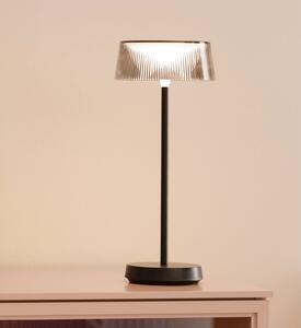 FH Lighting Schöner Wohnen LED stolna lampa na baterije Torre, IP44, dimmer, prigušiva, Crno, Dnevni boravak/blagovaonica, Metal