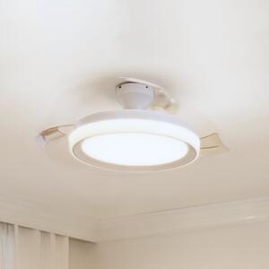 Philips Bliss LED stropni ventilator, bijeli, DC, tih, prigušiva, Bijela, Dnevni boravak/blagovaonica, Metal