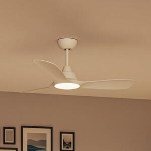 Philips LED stropni ventilator, fiksni, Ø 132 cm, bijeli, CCT, prigušiva, Bijela, Dnevni boravak/blagovaonica, Plastika