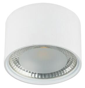 Globo Okrugla stropna LED svjetiljka (12 W, Ø x V: 113 mm x 8 cm, Bijele boje, Prozirno, Topla bijela)