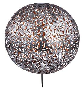 Globo Dekorativna solarna svjetiljka (0,12 W, Srebrne boje, IP44, Ø x V: 40 x 50 cm)