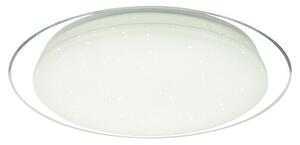 Globo Okrugla stropna LED svjetiljka (30 W, Ø x V: 460 mm x 8,5 cm, Bijele boje, Prozirno, Topla bijela)