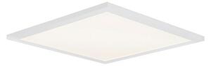 Globo LED stropna svjetiljka Rosi (30 W, D x Š x V: 45 x 45 x 5,5 cm, Bijele boje, Opal, Topla bijela)